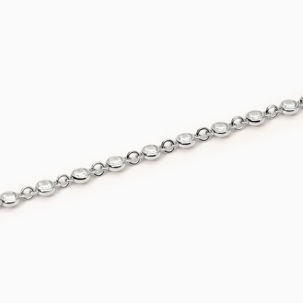 Mabina - Bracciale Argento 925 - Zirconi - Regolabile