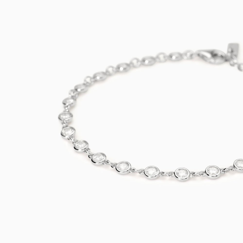 Mabina - Bracciale Argento 925 - Zirconi - Regolabile
