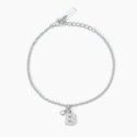 Mabina - Bracciale Lettera B - Argento 925 - Zirconi Bianchi