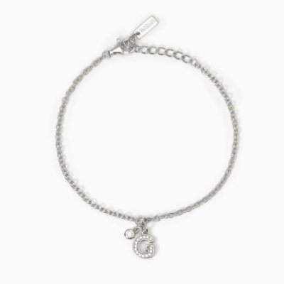 Mabina - Bracciale Argento 925 - Lettera G - Zirconi Bianchi