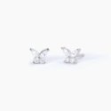 Mabina - Orecchini Argento 925 - Zirconi Marquise - Rodiato