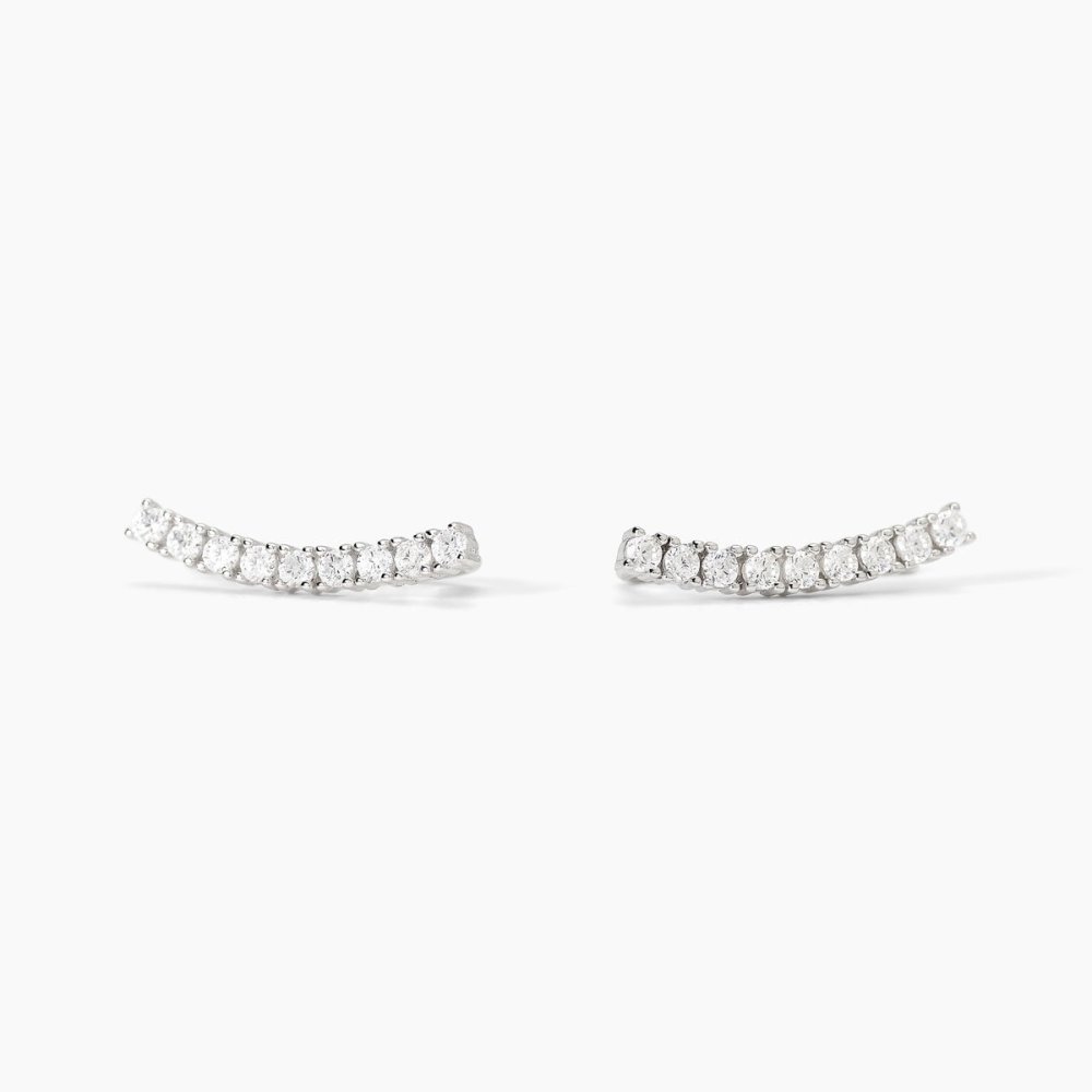 Mabina - Orecchini Argento 925 - Zirconi Ø1.75Mm