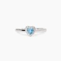 Mabina - Anello Argento 925 - Acquamarina Sintetica - Zirconi