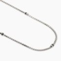 Mabina - Collana In Argento 925 - Catena Veneta - Elementi Bruniti