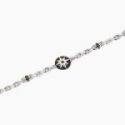Mabina - Bracciale Argento 925 - Zirconi Neri - Rosa Dei Venti