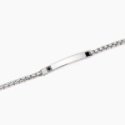 Mabina - Bracciale Argento 925 - Zircone Nero - Catena Veneta