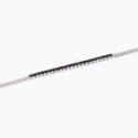 Mabina - Bracciale Tennis Argento 925 - Zirconi Neri - Regolabile