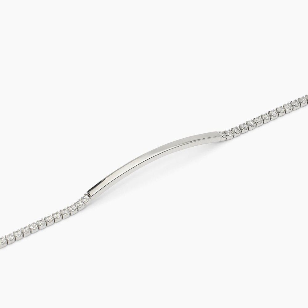 Mabina - Bracciale Tennis Argento 925 - Zirconi - Piastra Lucida