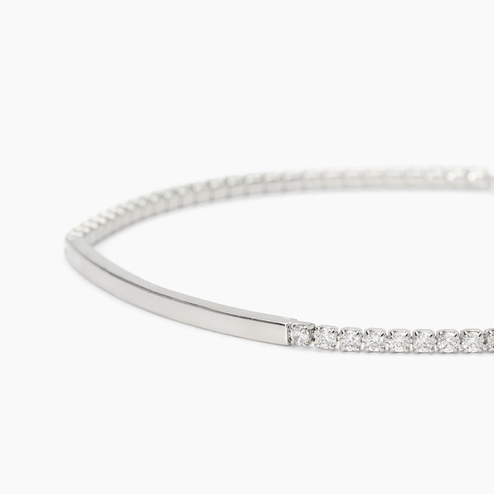 Mabina - Bracciale Tennis Argento 925 - Zirconi - Piastra Lucida