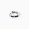 Mabina - Orecchino Argento 925 - Zaffiri Sintetici - Ø13Mm