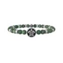 Kidult - Bracciale Giada Verde - Acciaio 316L - Ciondolo Tartaruga
