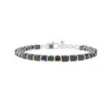 Kidult - Bracciale Acciaio 316L - Pietre Naturali - Regolabile