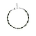 Kidult - Bracciale Acciaio 316L - Pietre Naturali - Incisione