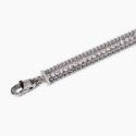 Kidult - Bracciale Tennis Acciaio 316L - Cristalli - Catena Regolabile