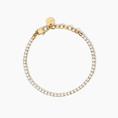Kidult - Bracciale Tennis - Acciaio 316L - Pvd Giallo