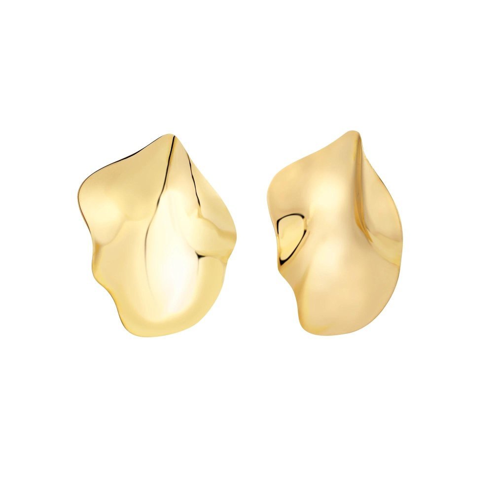 Breil - Orecchini Poetic - Acciaio Color Oro - Design Floreale