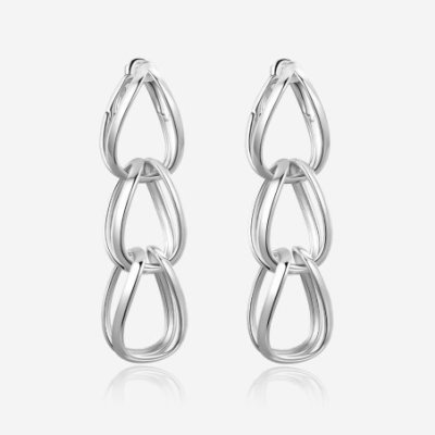 Pianegonda - Orecchini Pendenti Tecum - Argento 925 - 65Mm