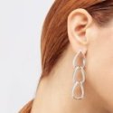 Pianegonda - Orecchini Pendenti Tecum - Argento 925 - 65Mm