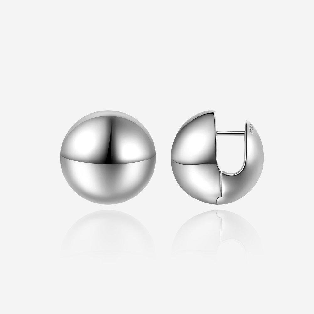 Pianegonda - Orecchini A Lobo Assoluto - Argento 925 - Ø24Mm