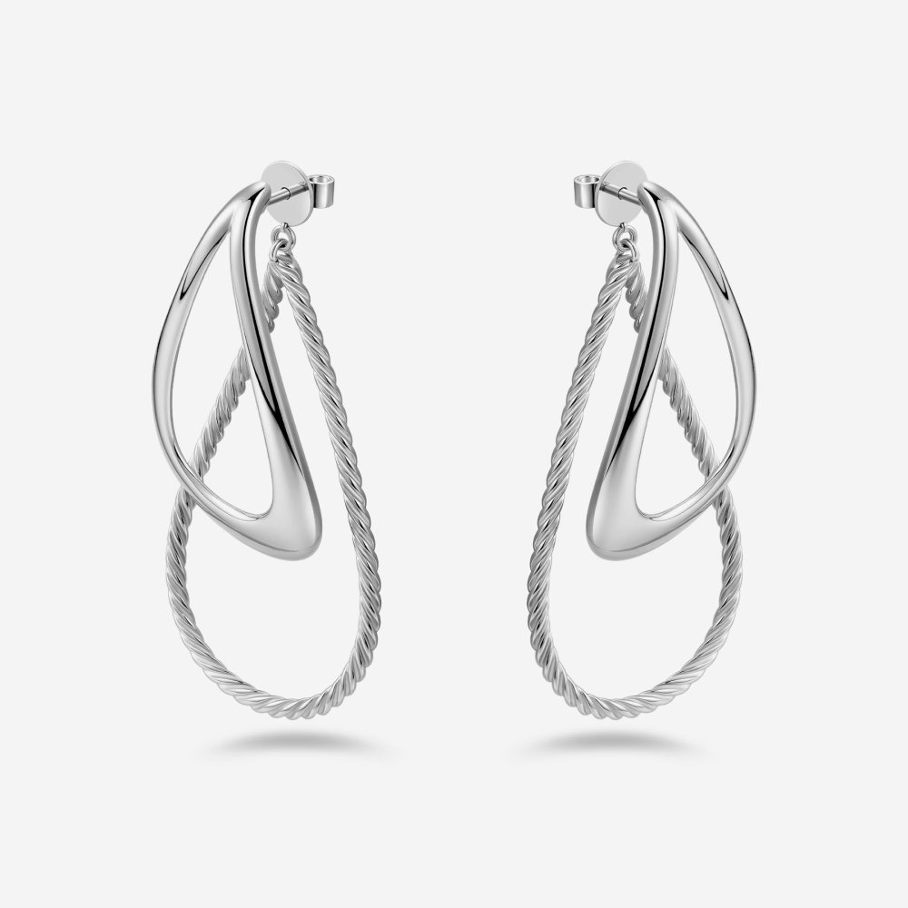 Pianegonda - Orecchini Pendenti Tecum - Argento 925 - 60Mm