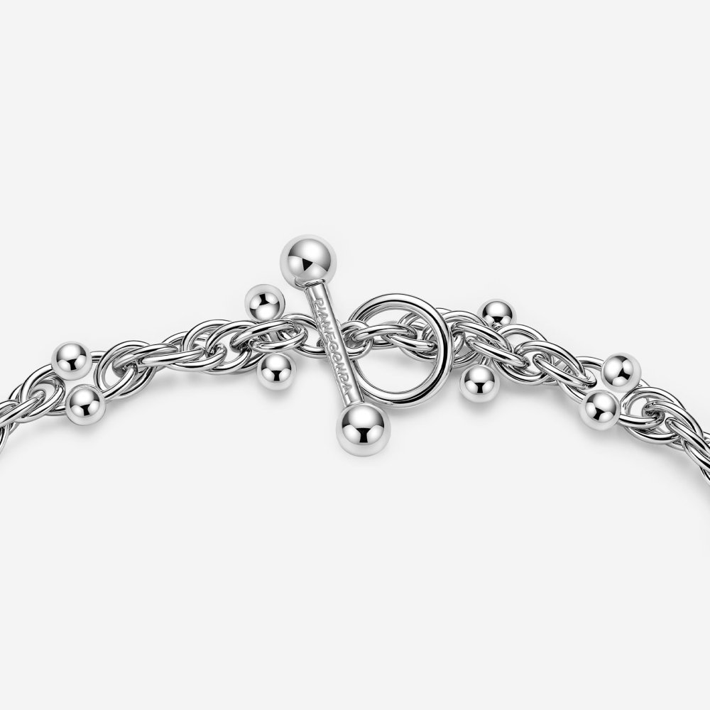 Pianegonda - Collana Maglia Intrecciata - Argento 925 - Assoluto