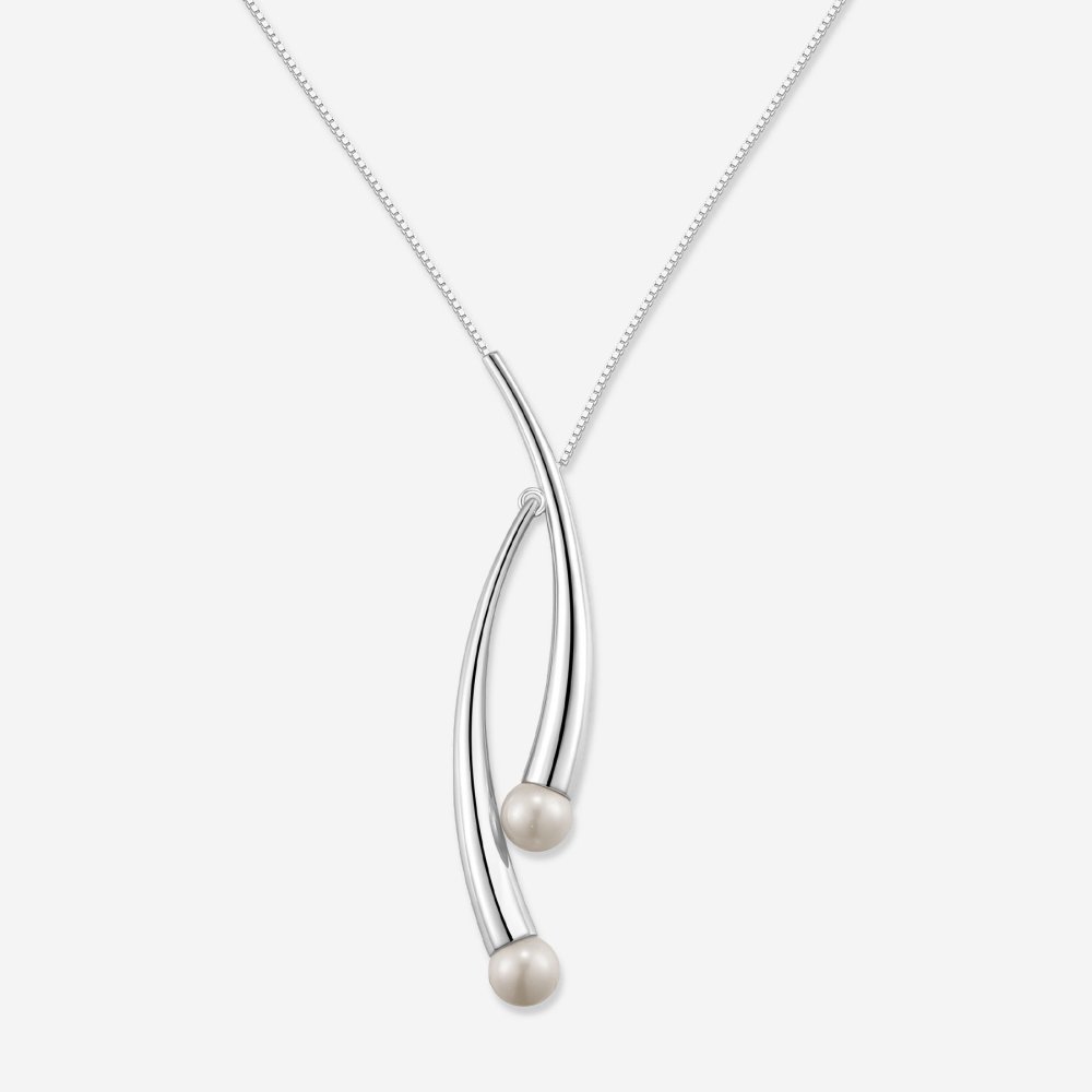 Pianegonda - Collana Cuspis - Argento 925 - Perle Naturali