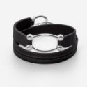 Pianegonda - Bracciale Due Giri - Argento 925 - Pelle
