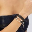 Pianegonda - Bracciale Due Giri - Argento 925 - Pelle
