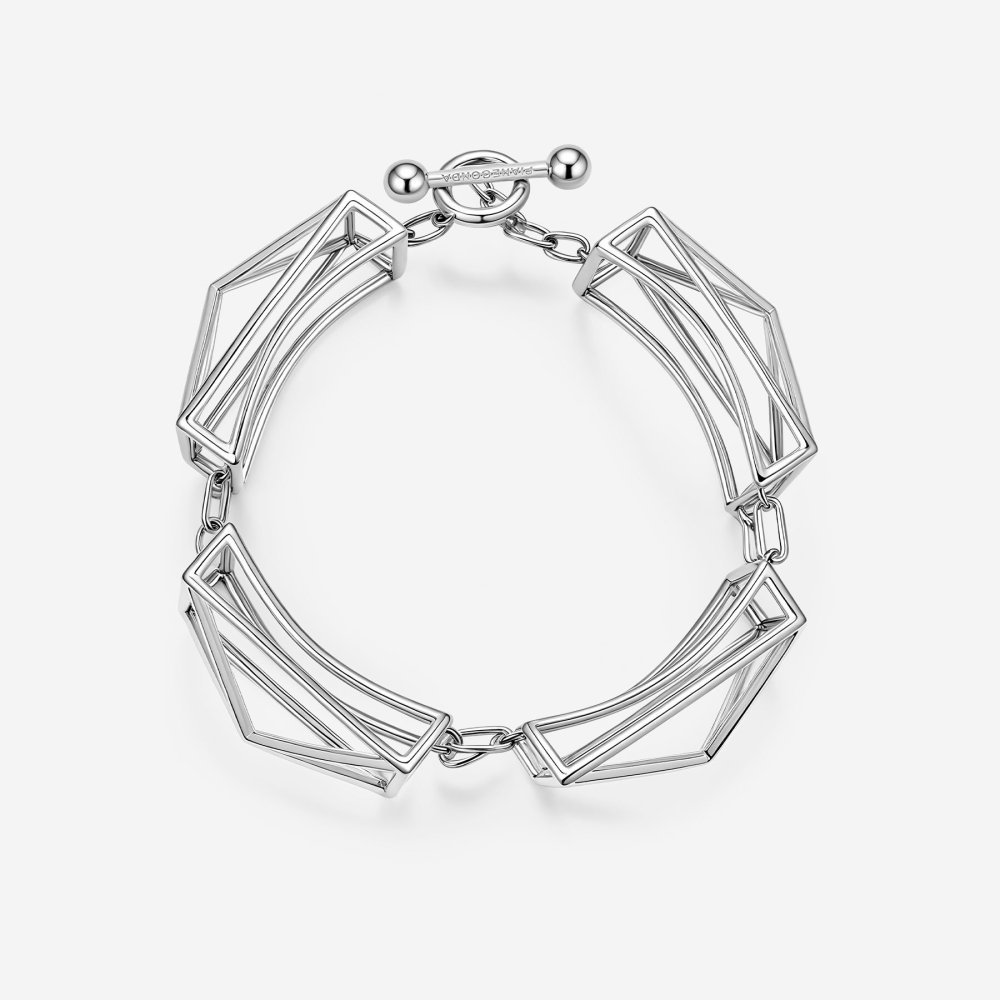 Pianegonda - Bracciale A Maglia - Argento 925 - Collezione Kosmos
