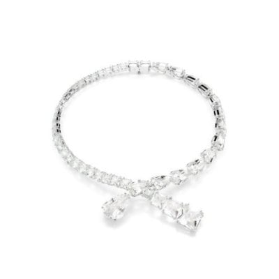 Swarovski - Collana Matrix - Cristalli Bianchi - Placcato Rodio