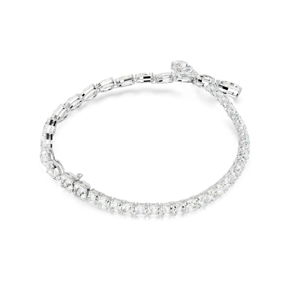 Swarovski - Collana Matrix - Cristalli Bianchi - Placcato Rodio