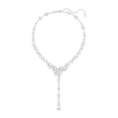Swarovski - Collana Mesmera - Cristalli Bianchi - Placcatura Rodio