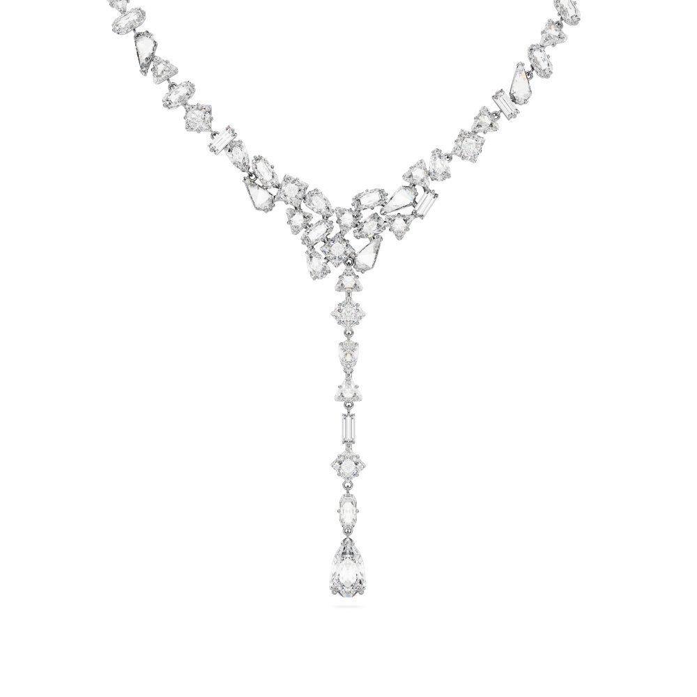 Swarovski - Collana Mesmera - Cristalli Bianchi - Placcatura Rodio