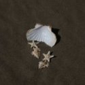 Lucedeimieiocchi - Orecchini Seychelles - Argento 925 - Conchiglia