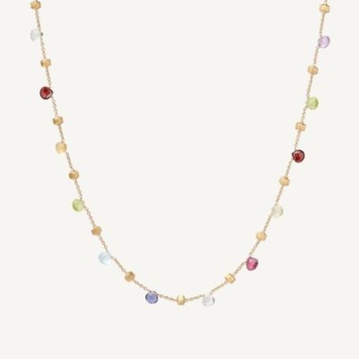 Marco Bicego - Collier Gemme Multicolore - Oro Giallo 18Kt - Girocollo