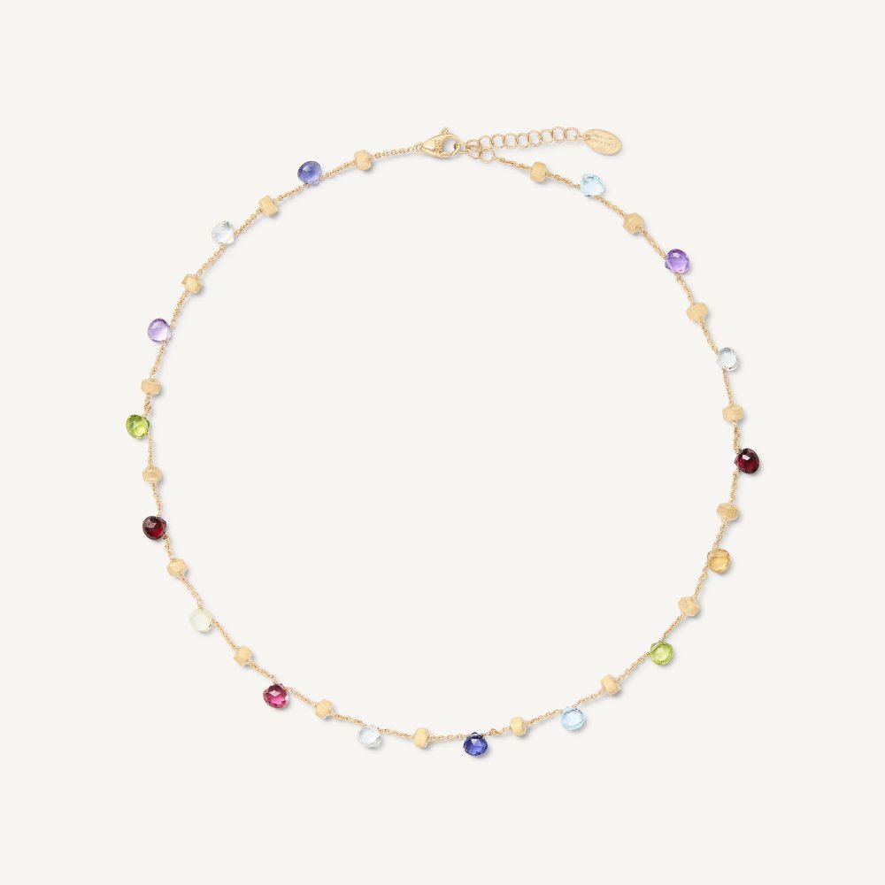 Marco Bicego - Collier Gemme Multicolore - Oro Giallo 18Kt - Girocollo