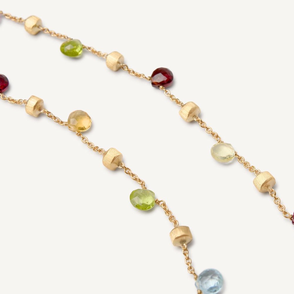 Marco Bicego - Collier Gemme Multicolore - Oro Giallo 18Kt - Girocollo