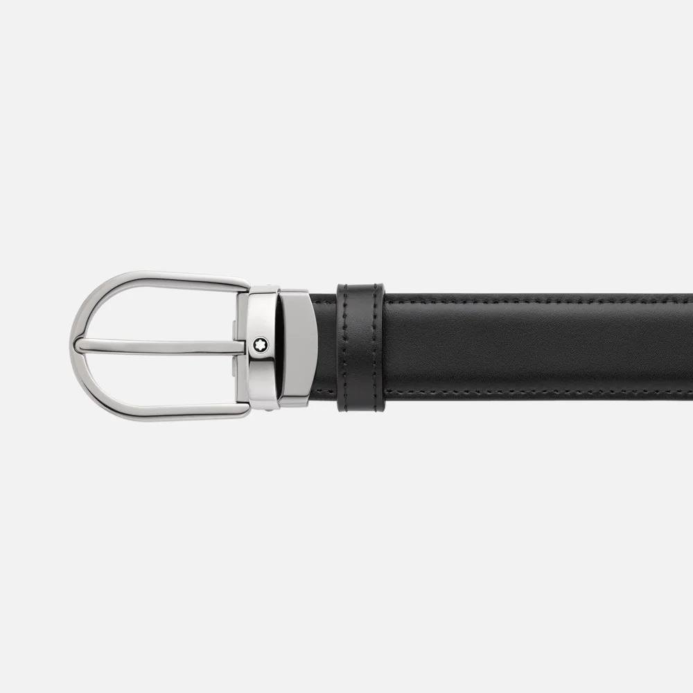 Montblanc - Cintura Reversibile - Pelle - Nera/Marrone