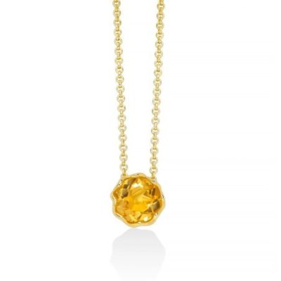 Miluna - Collier Unica Colibrì - Citrino - Argento 925