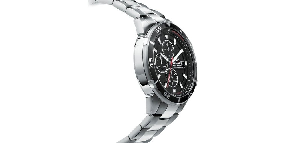 Sector - Orologio Adv2500 Uomo - Cronografo - Acciaio