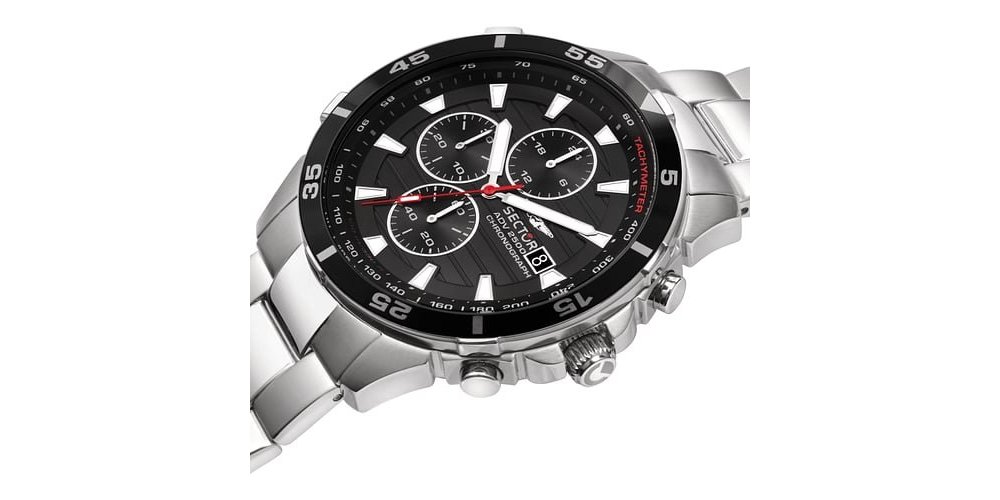 Sector - Orologio Adv2500 Uomo - Cronografo - Acciaio