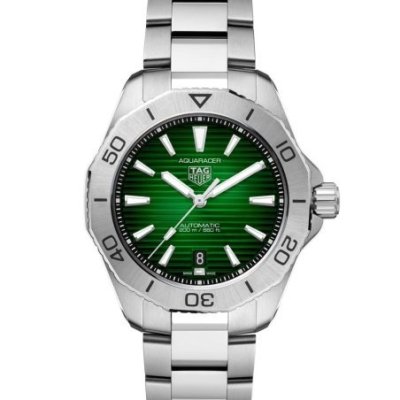 Tag Heuer - Aquaracer 40Mm - Acciaio - Quadrante Verde