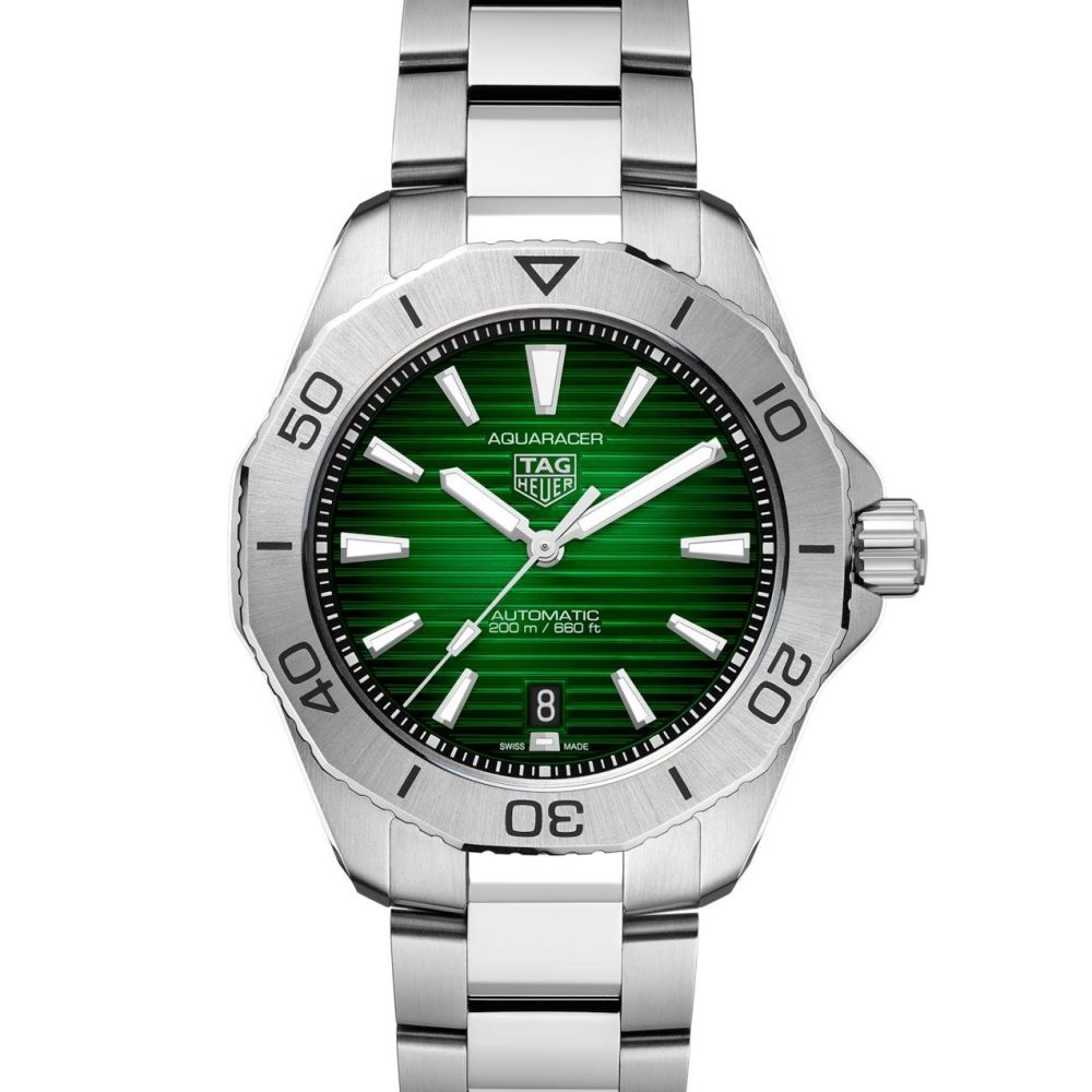 Tag Heuer - Aquaracer 40Mm - Acciaio - Quadrante Verde