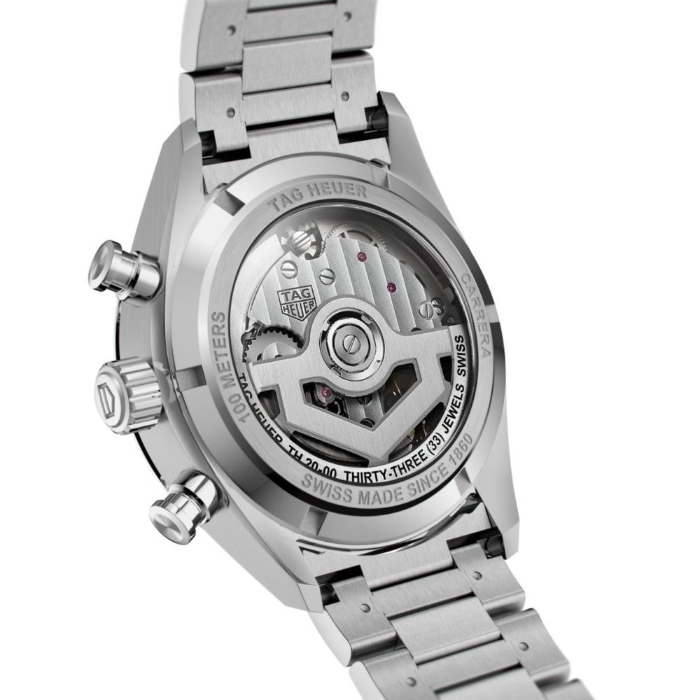Tag Heuer - Carrera 42Mm - Acciaio - Quadrante Blu