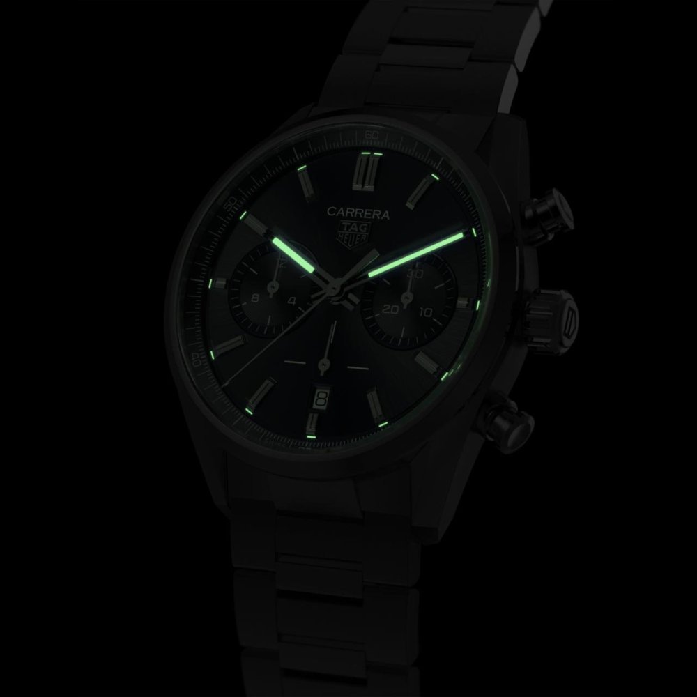 Tag Heuer - Carrera 42Mm - Acciaio - Quadrante Blu