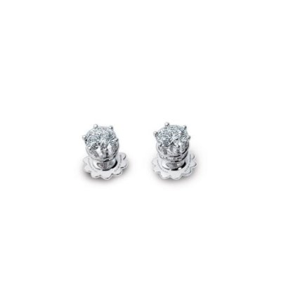 Damiani - Orecchini Minou - Oro Bianco - Diamante Rotondo