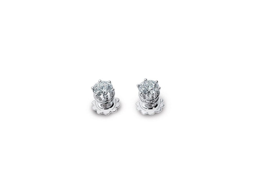 Damiani - Orecchini Minou - Oro Bianco - Diamante Rotondo