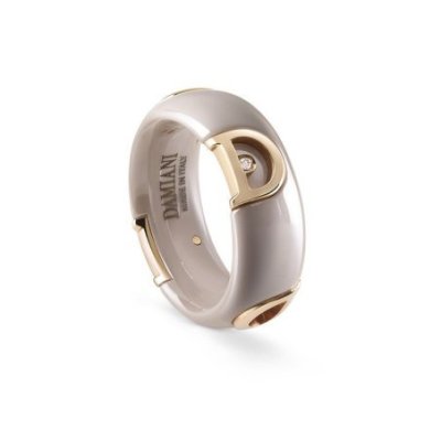 Damiani - D.Icon Anello Oro Rosa - Diamante Rotondo
