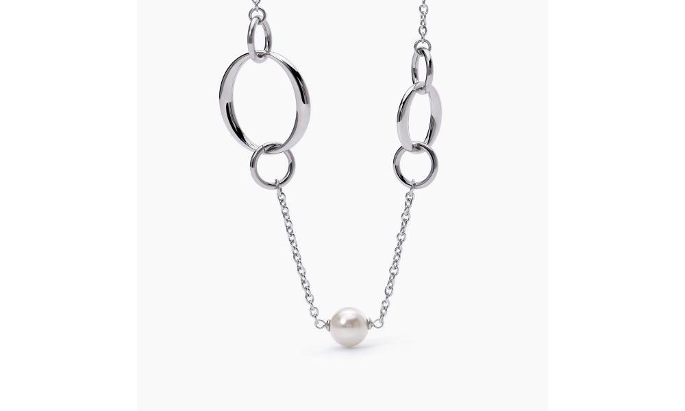 2 Jewels - Collana In Acciaio 316L - Perla Conchiglia - Donna