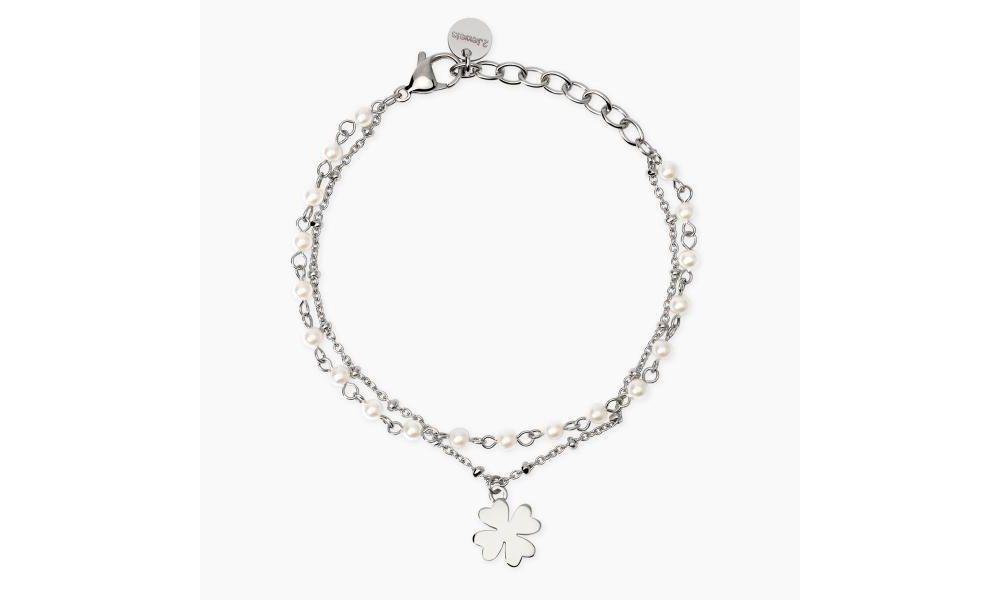 2 Jewels - Bracciale Acciaio 316L - Perle Conchiglia - Donna